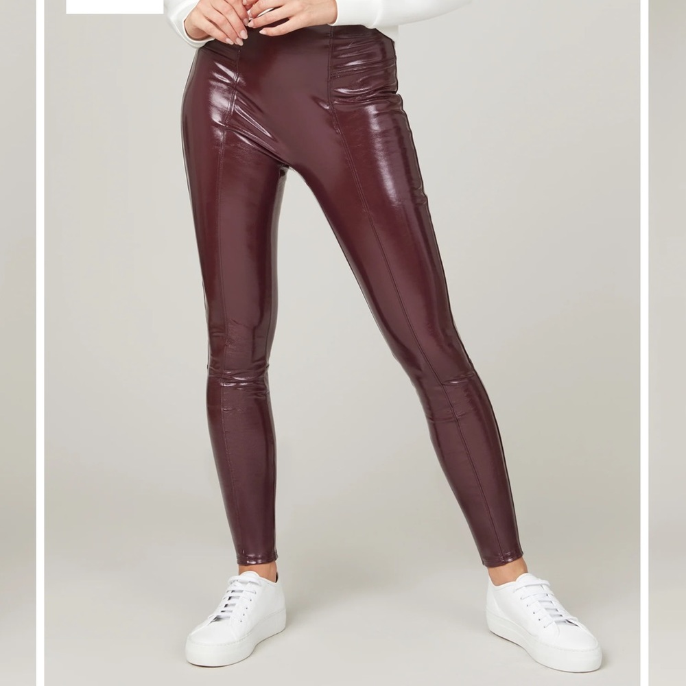 NWT - SPANX Patent Leather Leggings!